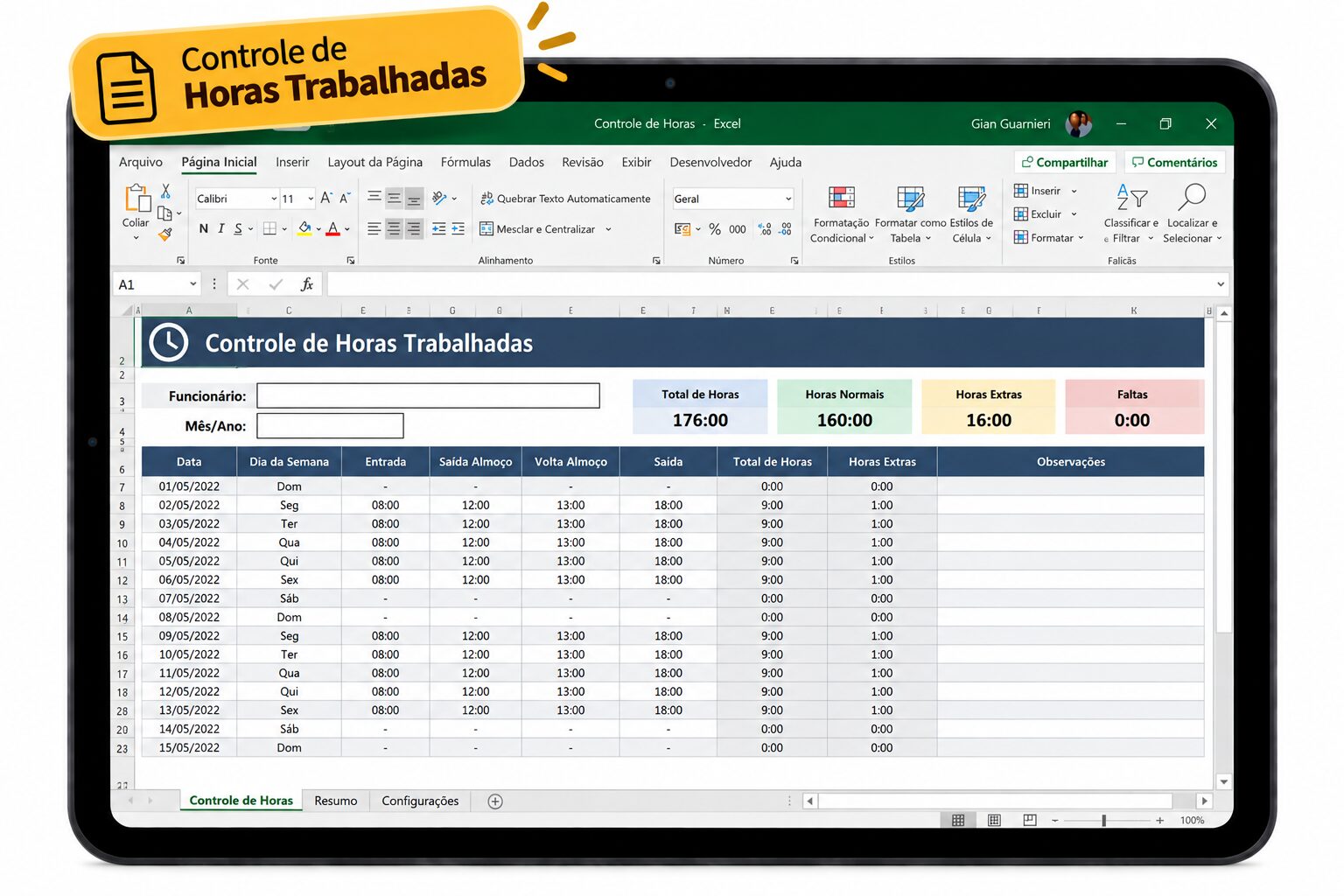 Folha de Ponto