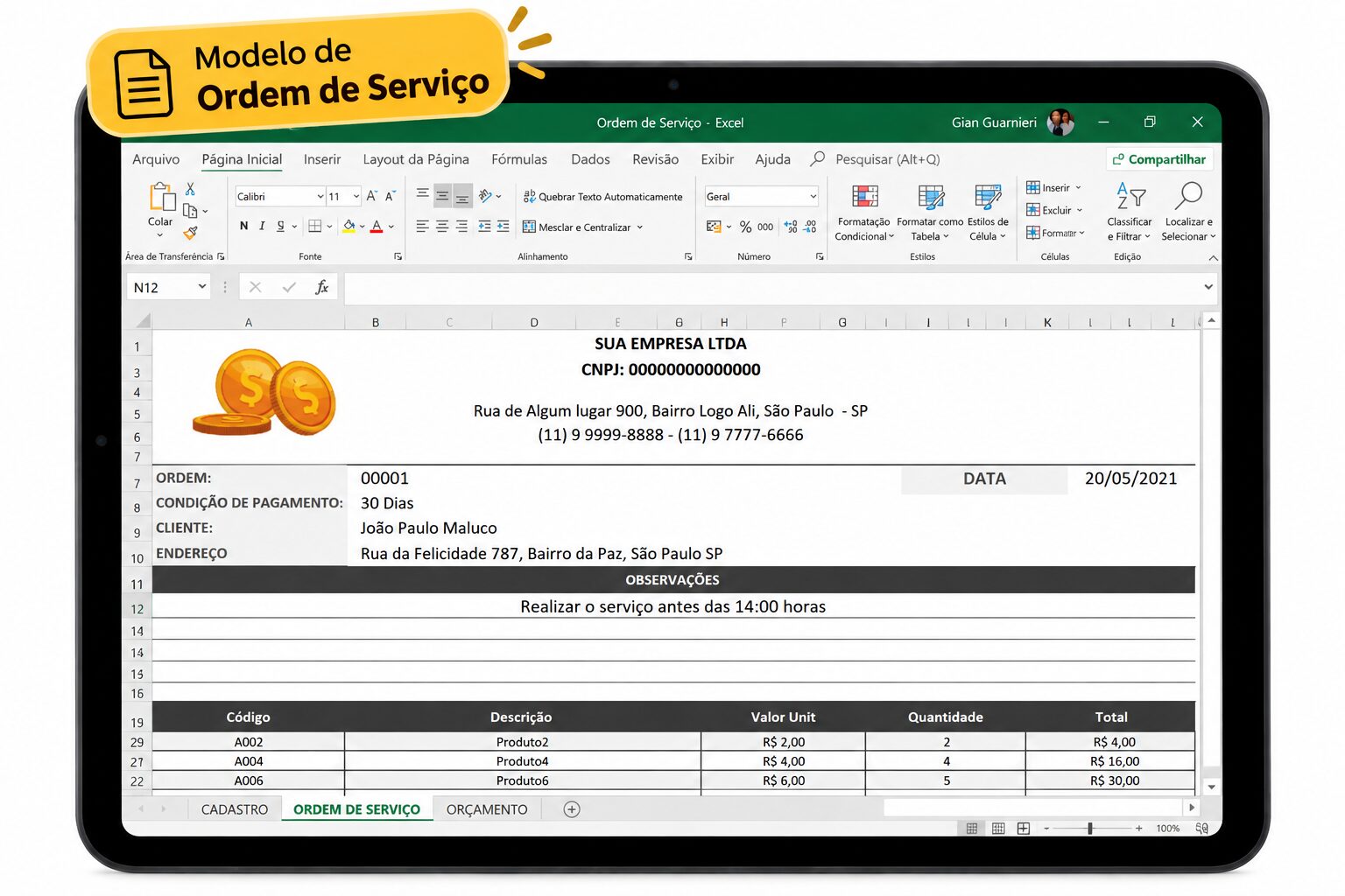 Controle de Estoque